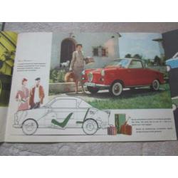 Goggomobil Coupe brochure folder 1959 plus extra !