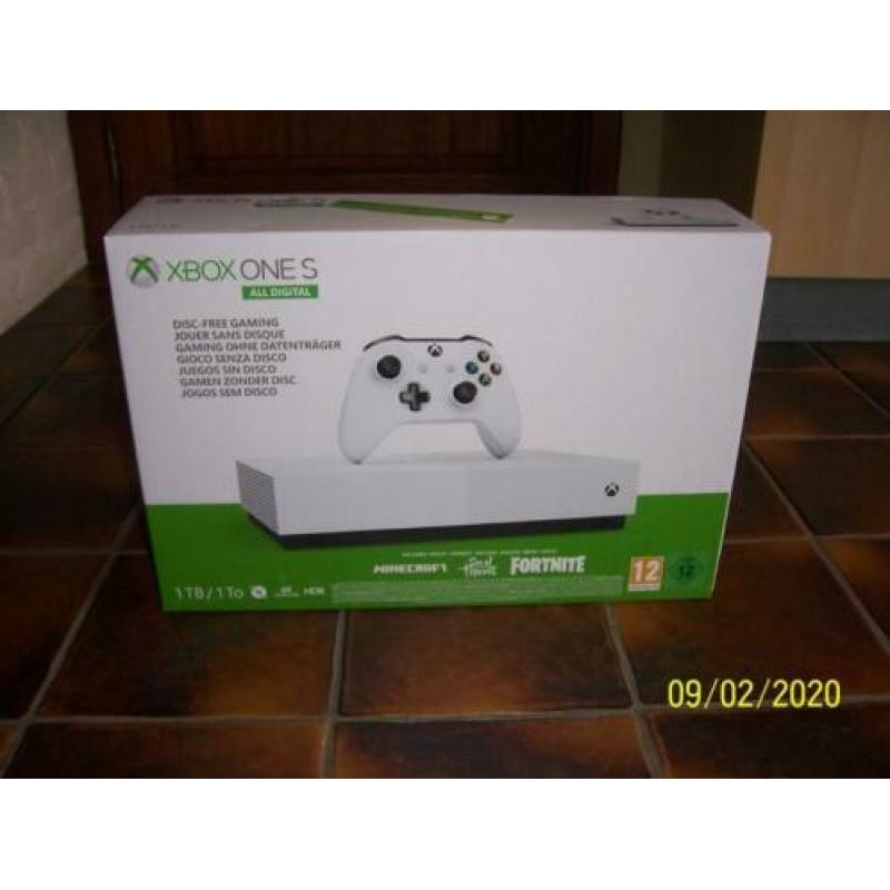 XBox one S digital 1TB met doos en garantie
