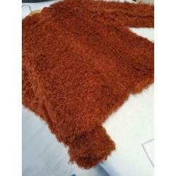 Nieuwe Guess flufy jas maat L