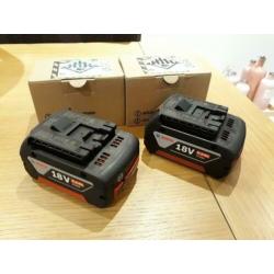 Bosch 18V 6ah accu's orgineel