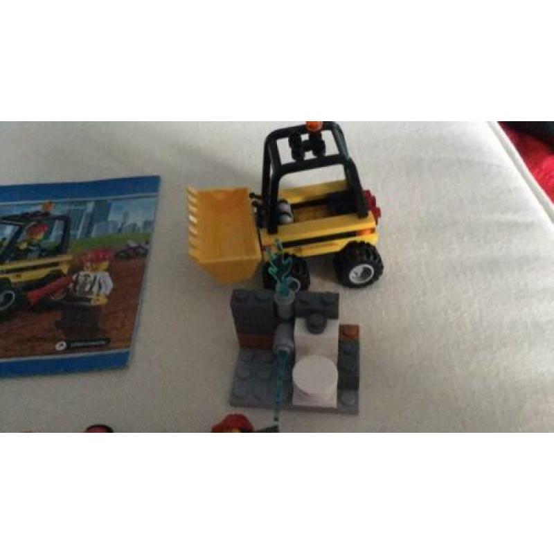 Lego city 60072 slopers crew met bb en 4 minifiguren.