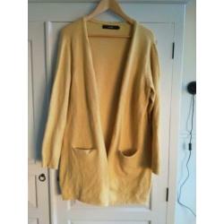 Gratis * Vero Moda * leuk lang geel vest * maat L/42/44