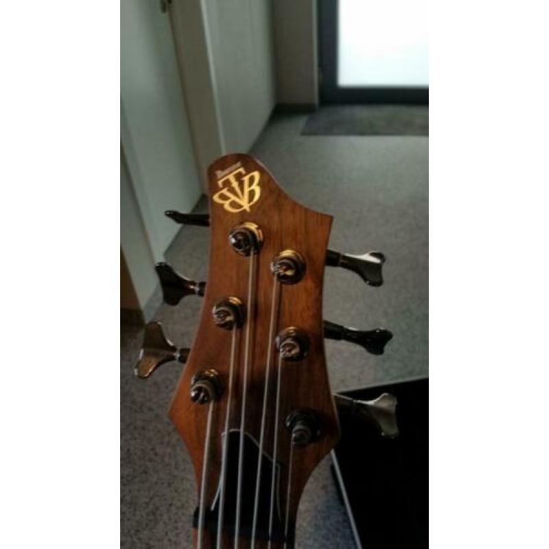 6 string Ibanez BTB bass walnut