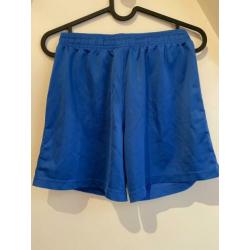 Blauw Nike dri-fit sportbroekje voor meisjes maat M(140-146)