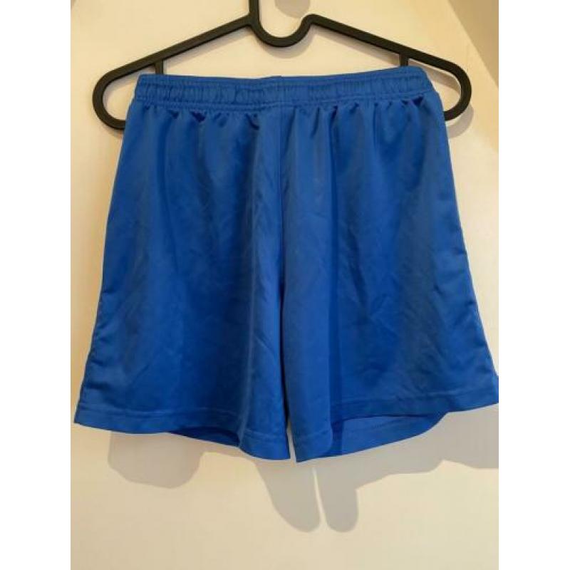 Blauw Nike dri-fit sportbroekje voor meisjes maat M(140-146)