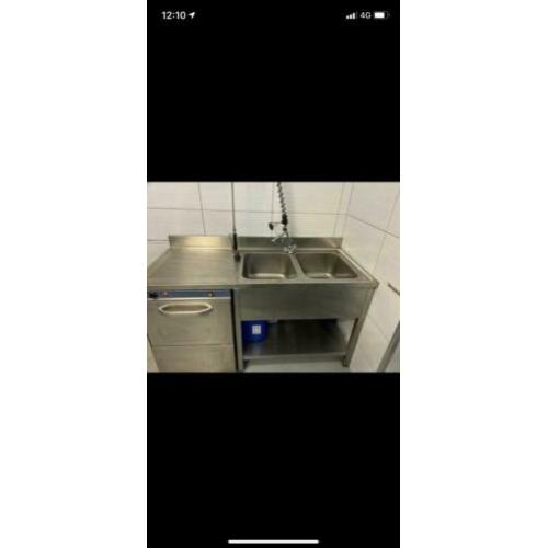 Piston machine, afzuigkap compleet, vaatwasser, panini gril