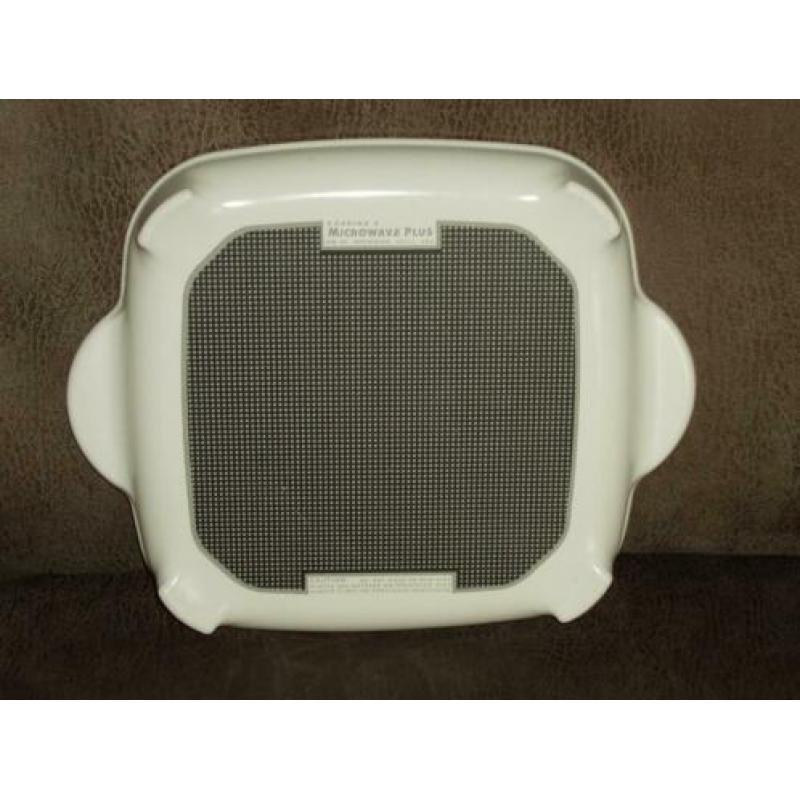 Corning Grill Browning Microwave Plus Schaal