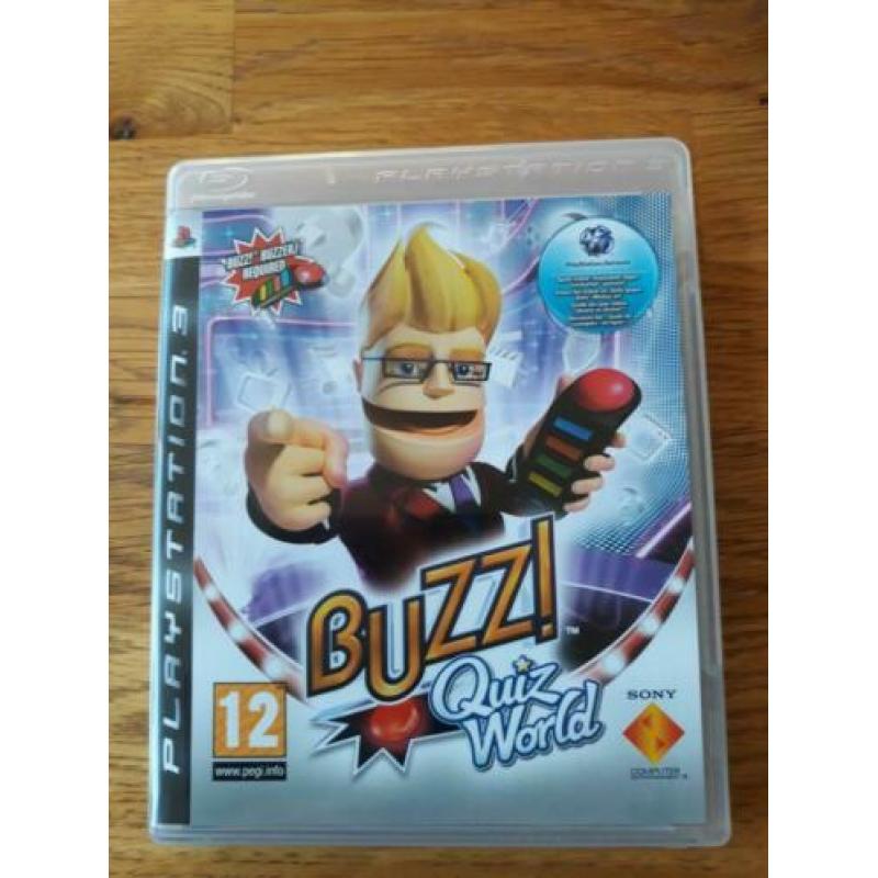Sony Playstation PS3 Buzz! games en controllers