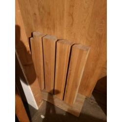 Massief eiken tafel compleet