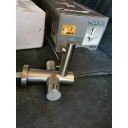 Tiger Boston wastafelkraan inox met waste