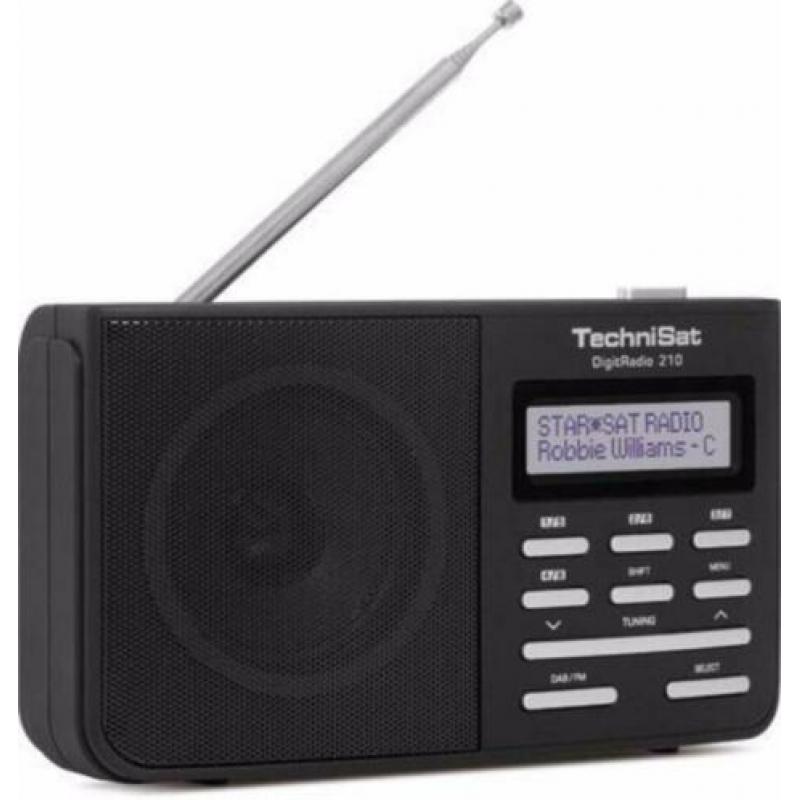 TechniSat DAB+ DigitRadio 210 zwart