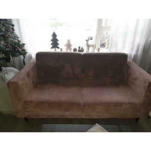 2.5 Zits Oud Roze Rib Bank Ruben