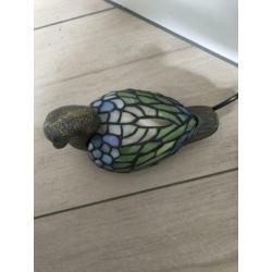 Tiffany like eend lamp