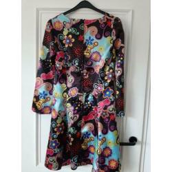 Flowerpower jurk carnaval 38/40