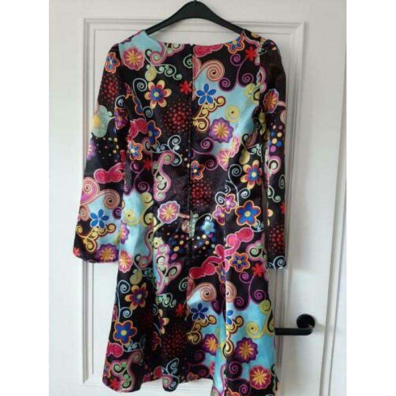 Flowerpower jurk carnaval 38/40