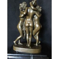 Bronzen Gratien gesigneerd stijlvol zuiver fraai brons