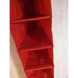 Opvouwbaar kast hanger ikea rood voor sokken of wat dan ook