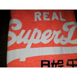 Superdry shirt zalm oranje S koningsdag