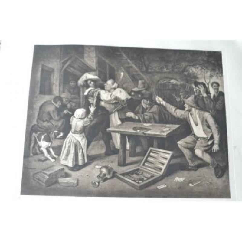 Druk schilderij antiek Drukken