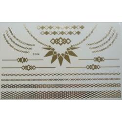 50 vellen metallic tattoos /plaktattoo