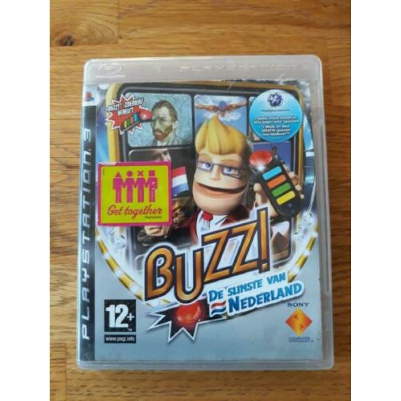 Sony Playstation PS3 Buzz! games en controllers