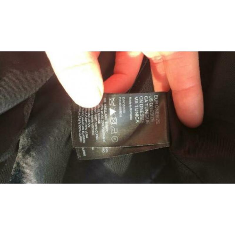 Margiela for H&M zwarte oversized jurk