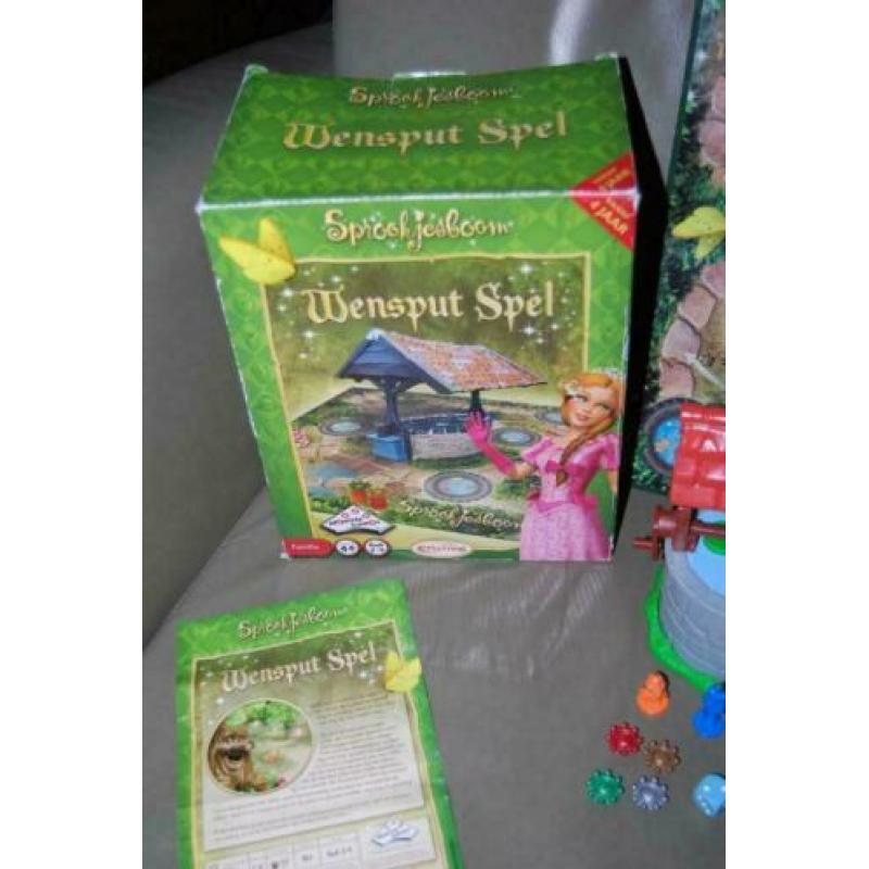 Efteling sprookjesboom wensput spel, boek klaas vaak, munt