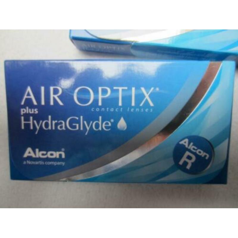 O74: Maand Lenzen Air Optix plus HydraGlyde -0.50 en -1.00