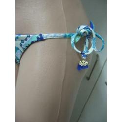 Trendy blauwe bikini maat S nr 664