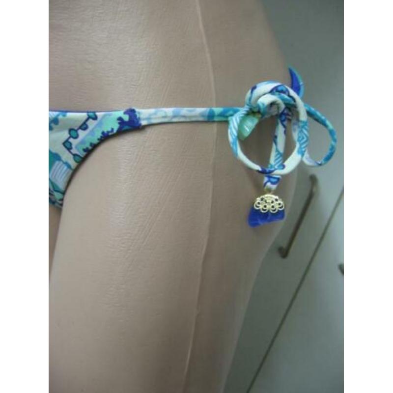 Trendy blauwe bikini maat S nr 664