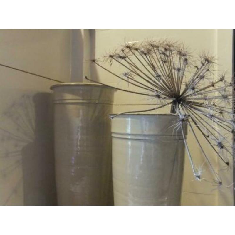 grote vintage vaas, vloervaas, zware kwaliteit, 37 cm