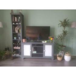 Tv meubel en kast grijs