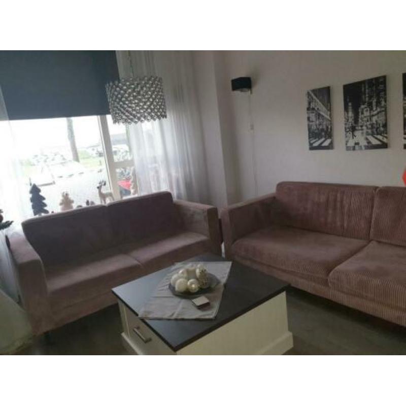 2.5 Zits Oud Roze Rib Bank Ruben