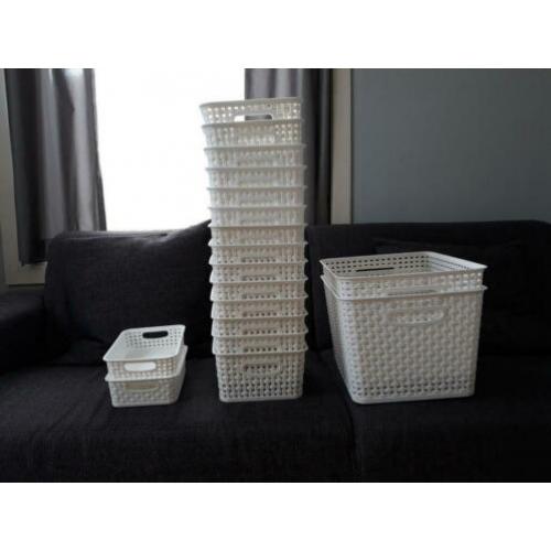 18 bakjes voorraad opruimen nieuw