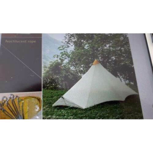 Super UL 1-pers. tent voor langere mensen 20D silnylon