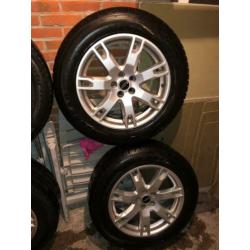 Originele 18" Inch Range Rover Evogue banden en velgen