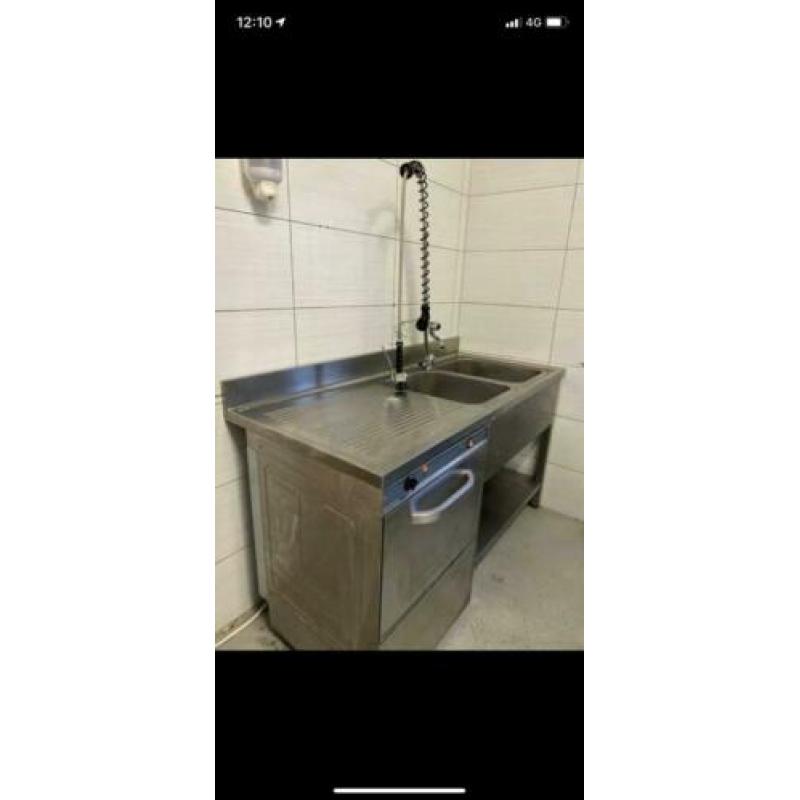 Piston machine, afzuigkap compleet, vaatwasser, panini gril