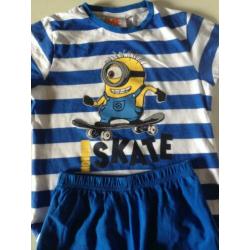 despicable me JONGENS SET korte mouw+korte broek 110/116