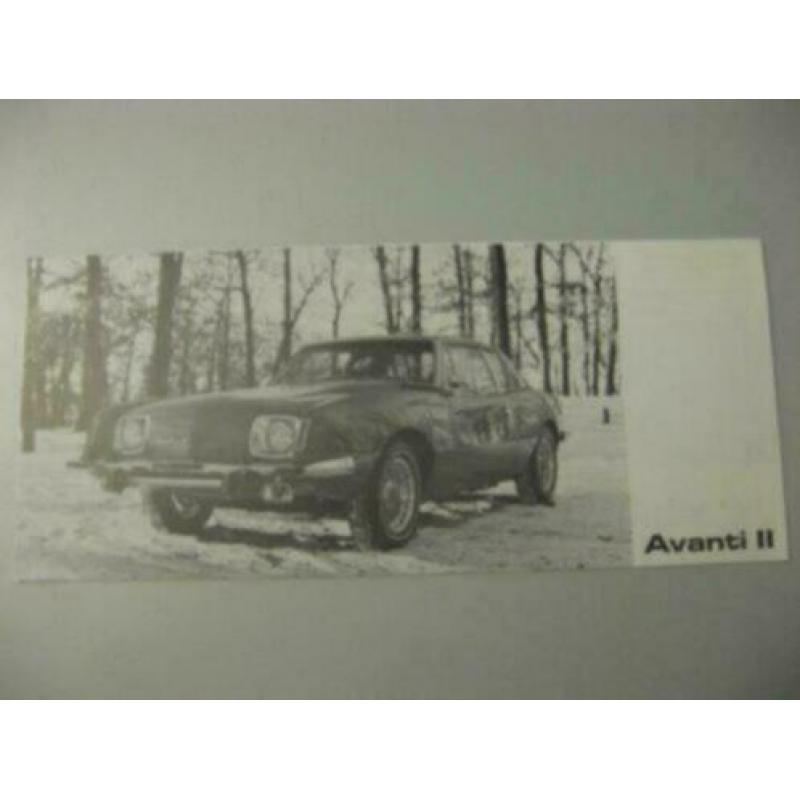 1973 Avanti II Brochure USA