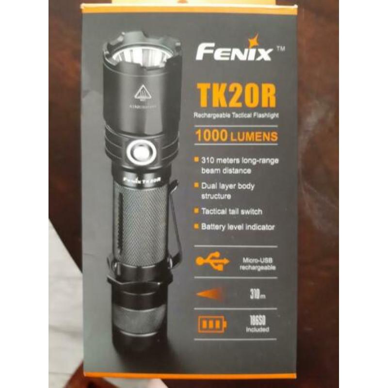 Fenix TK20R 1000 lumens / Black diamond storm 375 lumens
