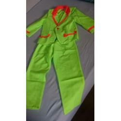 Disco/ felle kleuren verkleedpak maat 140