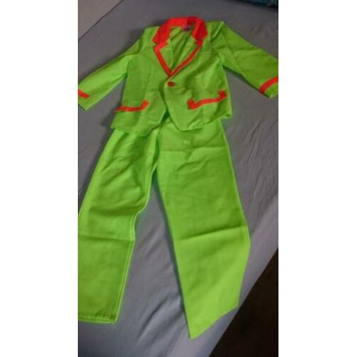 Disco/ felle kleuren verkleedpak maat 140