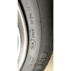 Opel zomerbanden met velgen 16 inch