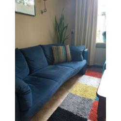 Mooie leolux bank. Blauw