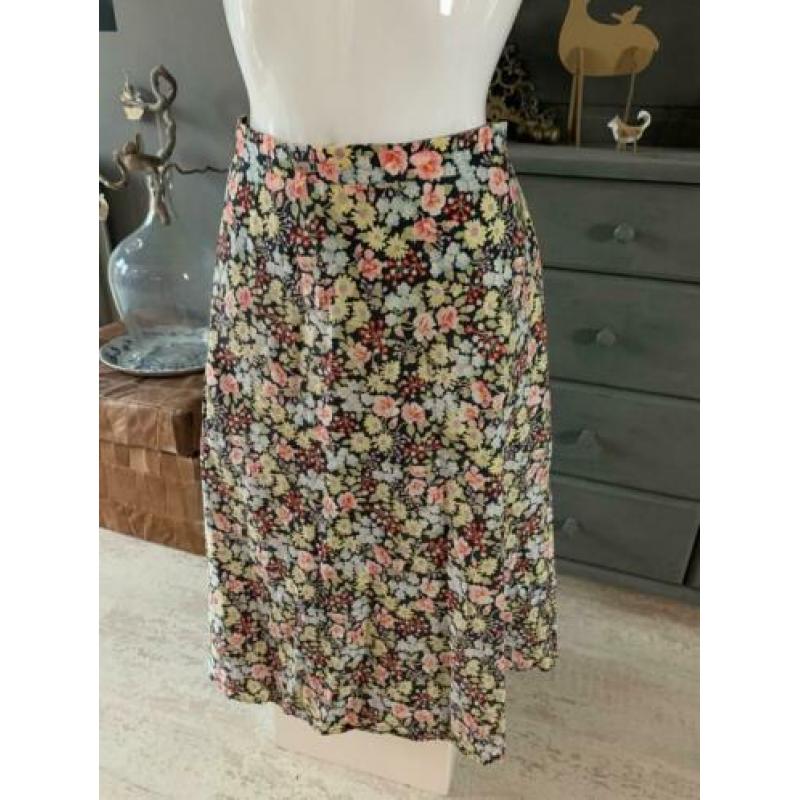 Lange vintage rok maat M