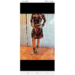 Flowerpower jurk carnaval 38/40