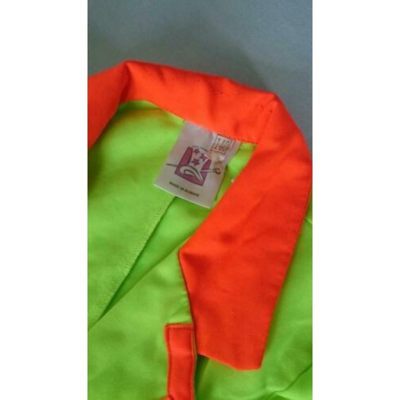 Disco/ felle kleuren verkleedpak maat 140