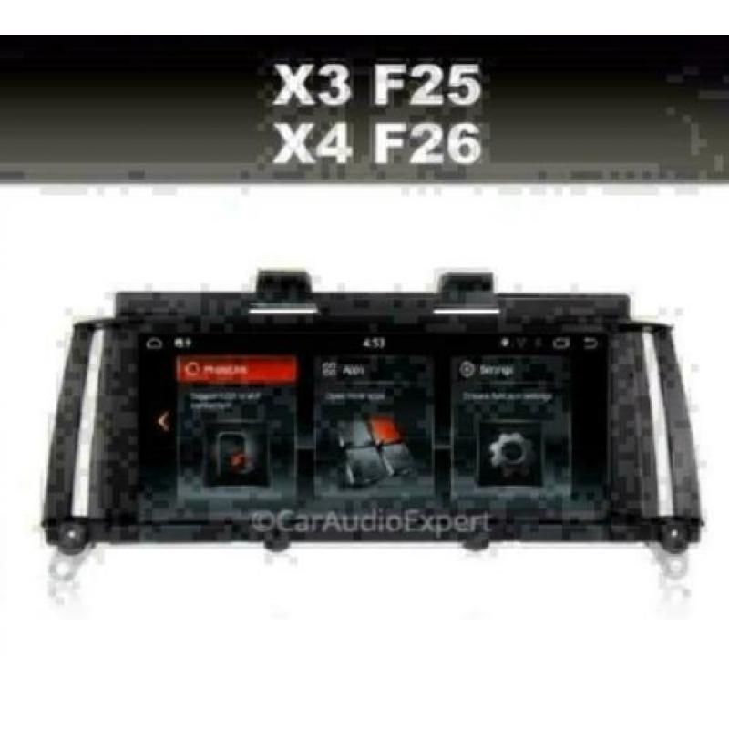 BMW X3 F25 X4 F26 10,25'' navigatie android 7.1 dab+ iDrive