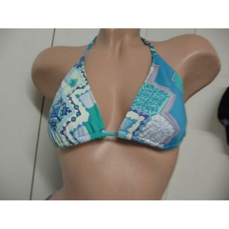 Trendy blauwe bikini maat S nr 664