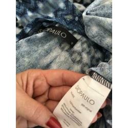 SAOPAULO jurk met overslag. Maat XL viscose